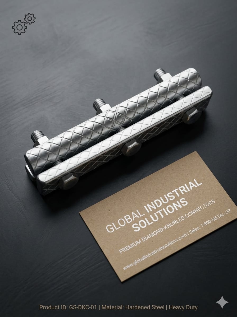 Diamond Knurled Conveyor Belt Connector